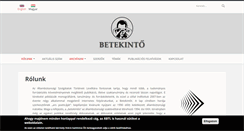 Desktop Screenshot of betekinto.hu